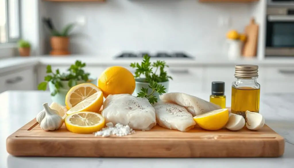 Lemon Garlic Cod Ingredients Lemon Garlic Cod Ingredients