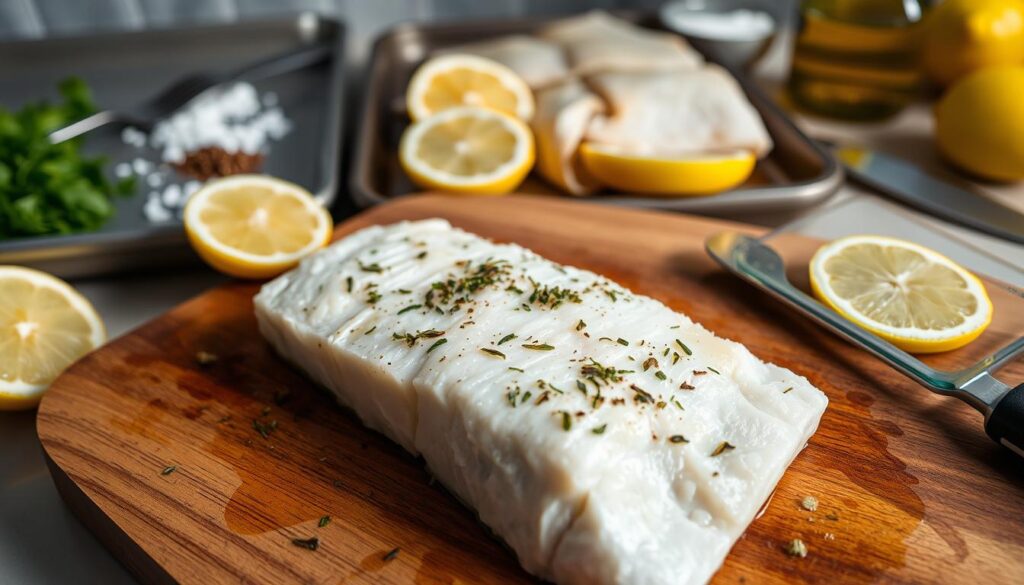 Oven-Roasted Halibut Preparation Oven-Roasted Halibut Preparation